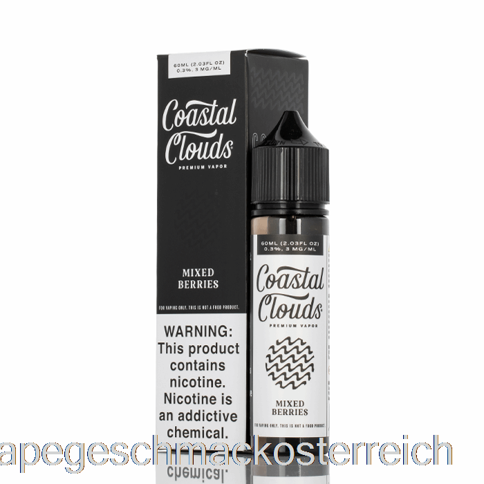 Gemischte Beeren - Coastal Clouds Co. - 60 Ml 0 Mg Vape-Geschmack